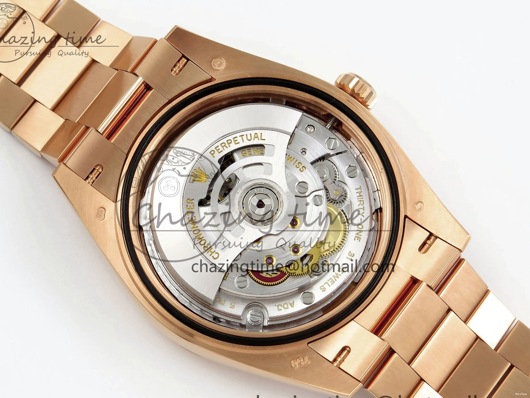 MiroTime 0318 Day Date 40 RG 228235 ARF 1:1 Best Edition White Roman Dial on President Bracelet VR Bright 1510